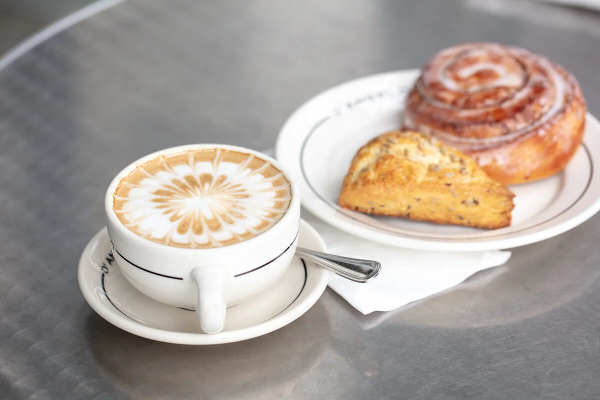 Close up pastries detail