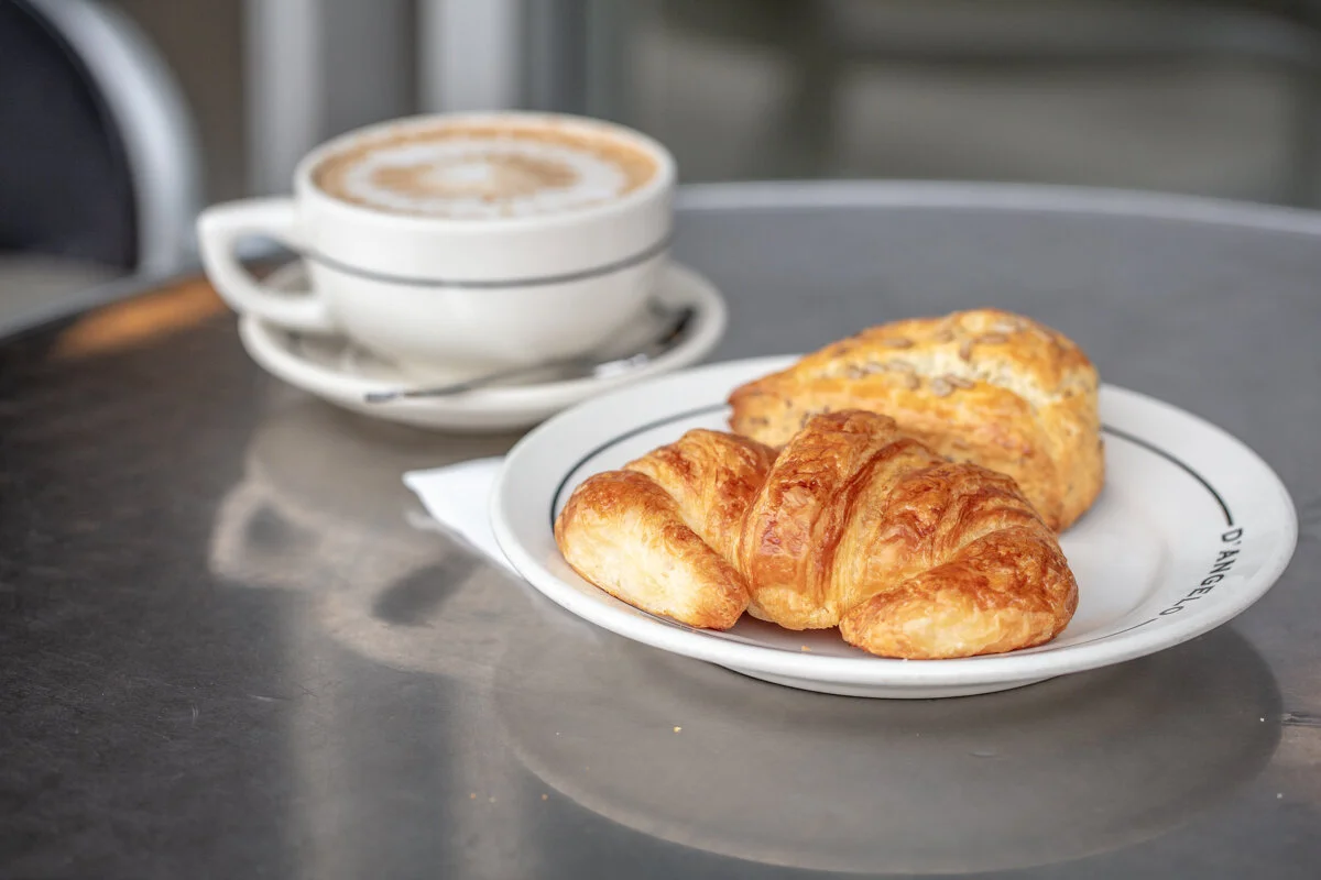 Golden croissants